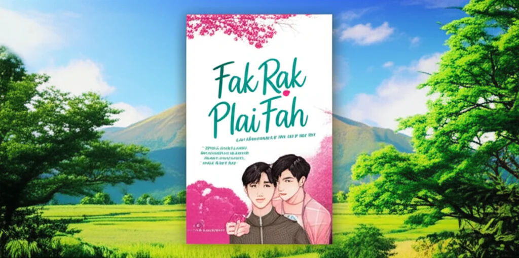 ปกนิยายเรื่อง ฝากรักที่ปลายฟ้า